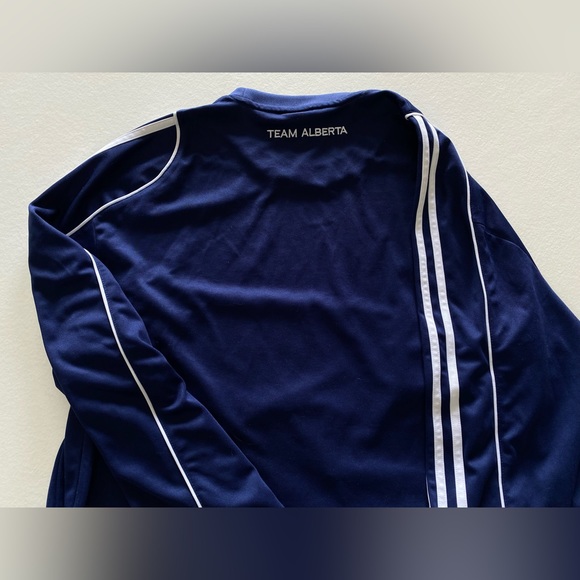 Lot of 2 Adidas Jacket and Long Sleeve T- Shirt Size L/XL Men - Picture 10 of 10